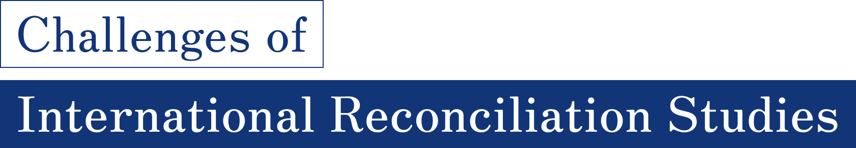 Challenges of International Reconciliation Studies